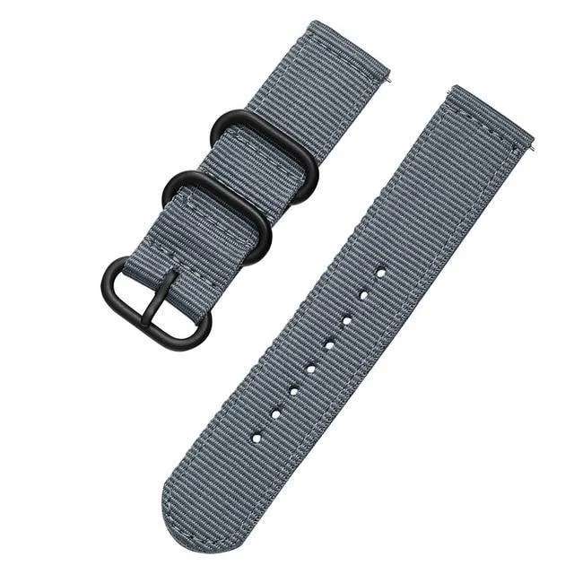 18/20/22mm Nato strap for Samsung Galaxy watch 46mm/42mm/Active 2 band Gear S3 Frontier/watch GT 2/Amazfit Bip bracelet