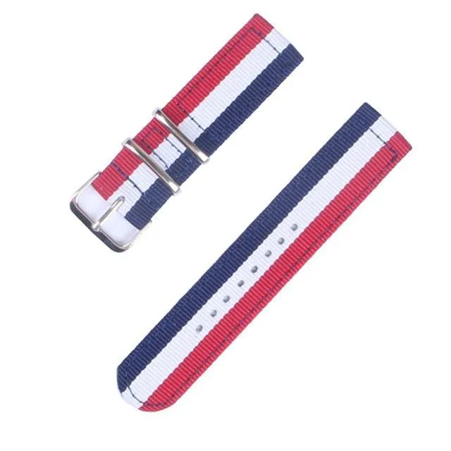 18/20/22mm Nato strap for Samsung Galaxy watch 46mm/42mm/Active 2 band Gear S3 Frontier/watch GT 2/Amazfit Bip bracelet