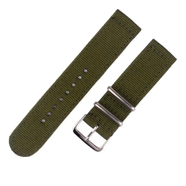 18/20/22mm Nato strap for Samsung Galaxy watch 46mm/42mm/Active 2 band Gear S3 Frontier/watch GT 2/Amazfit Bip bracelet