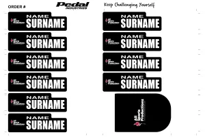 All Sports Productions 2023 ID Sticker Bikes & Gear