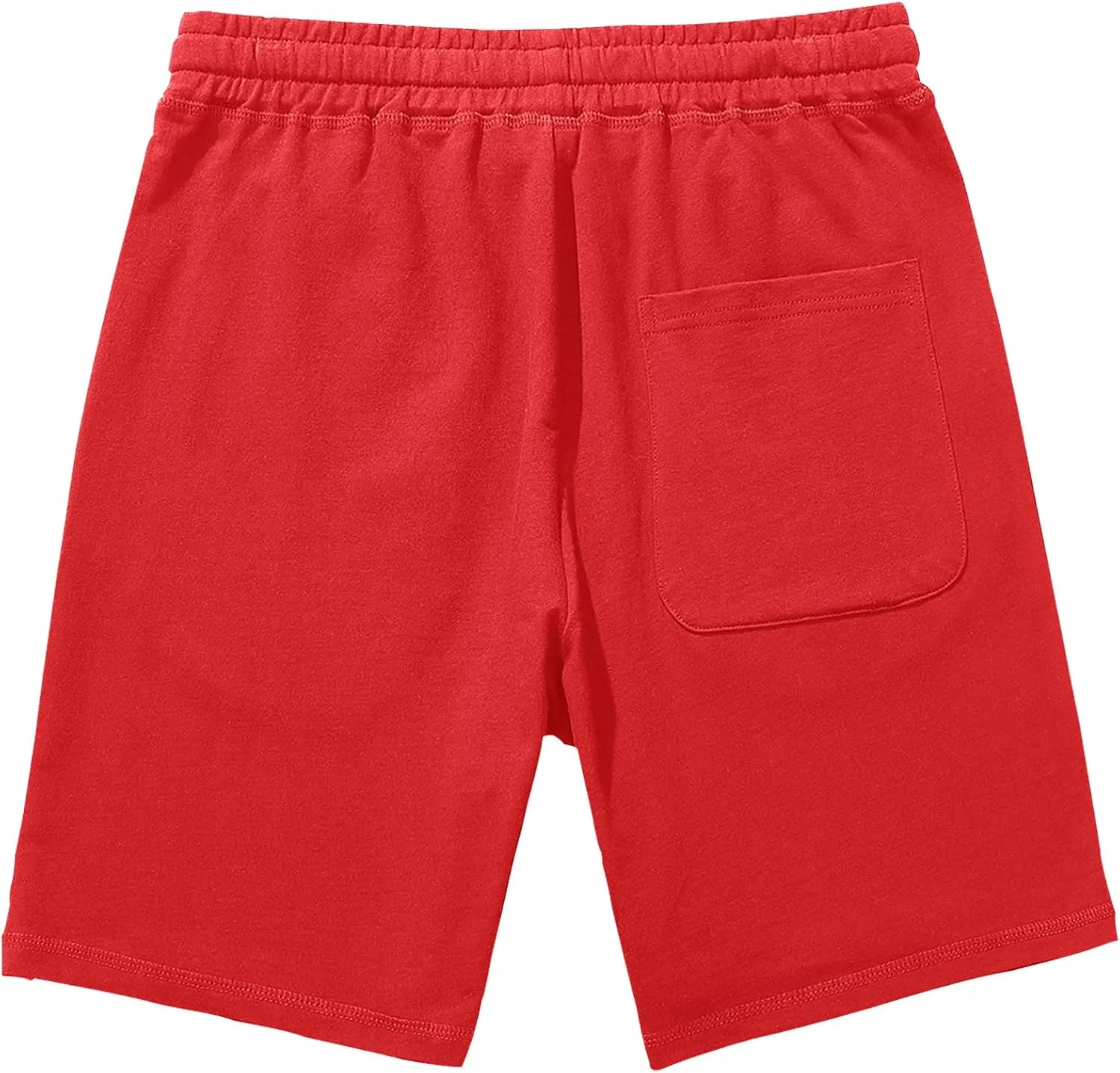 AMY COULEE Men's Casual Shorts 8" Cotton Athletic Workout Lounge Sweat Shorts with Pockets