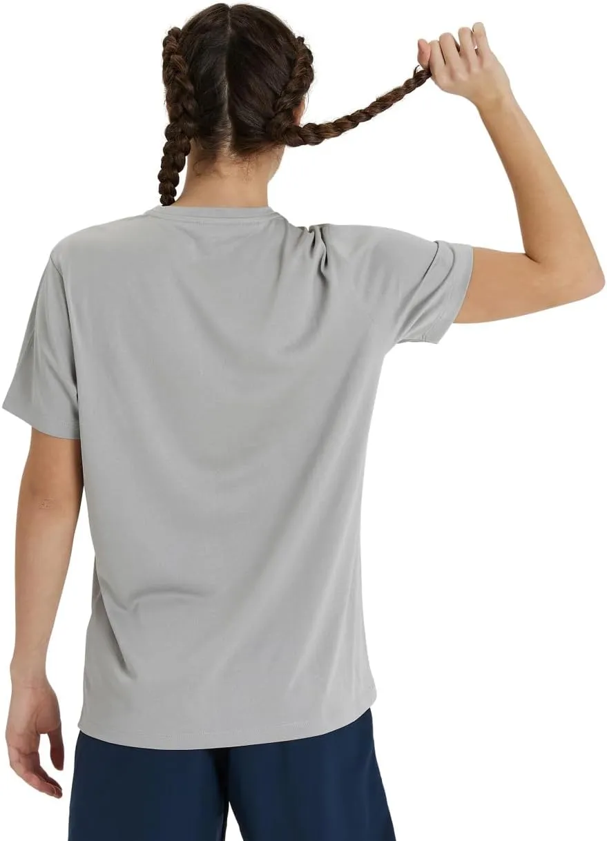 ARENA Team Unisex Solid T-Shirt Short Sleeve Crew Neck Regular Fit Workout Top Men's and Women's Quick Dry Active Tee