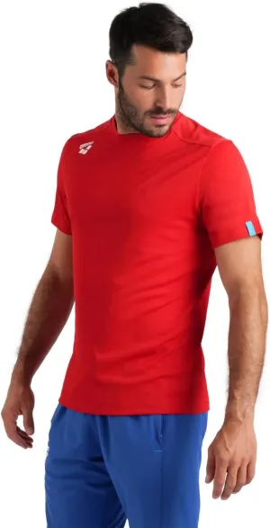 ARENA Team Unisex Solid T-Shirt Short Sleeve Crew Neck Regular Fit Workout Top Men's and Women's Quick Dry Active Tee
