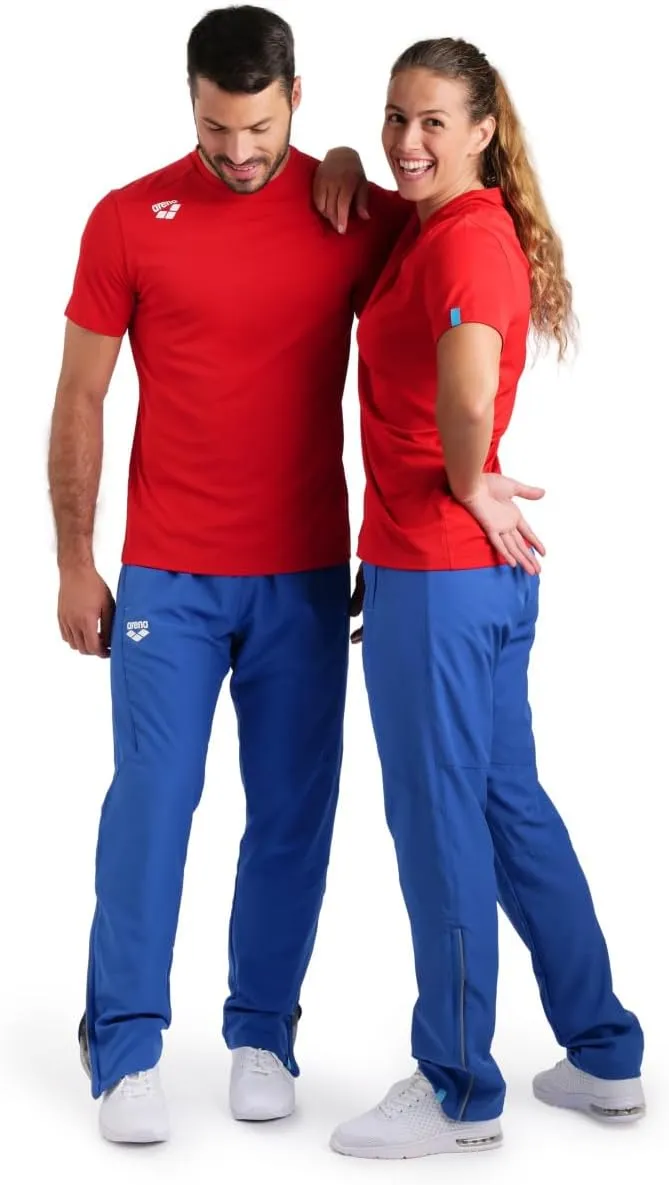 ARENA Team Unisex Solid T-Shirt Short Sleeve Crew Neck Regular Fit Workout Top Men's and Women's Quick Dry Active Tee