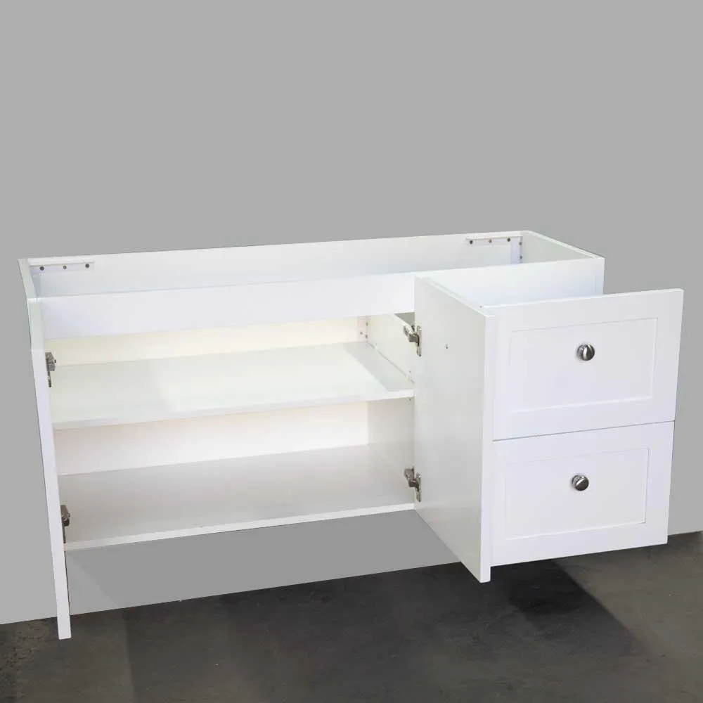 AUSTIN 1200mm Wall Hung Bathroom Vanity Right Hand Side