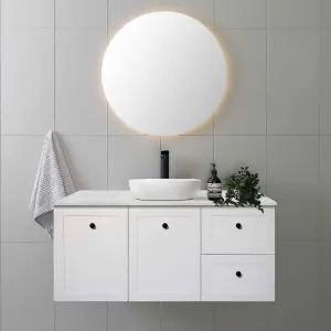 AUSTIN 1200mm Wall Hung Bathroom Vanity Right Hand Side