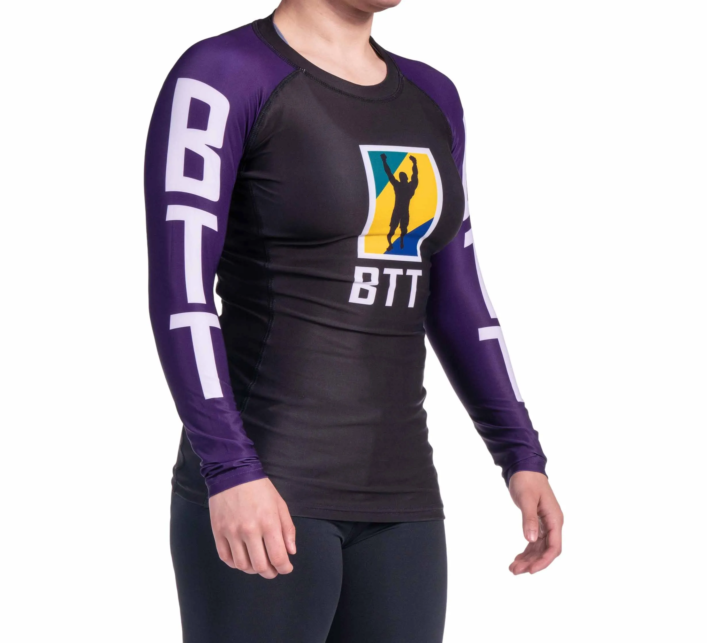 BTT Ranked Long Sleeve Womens Rashguard (NEW)