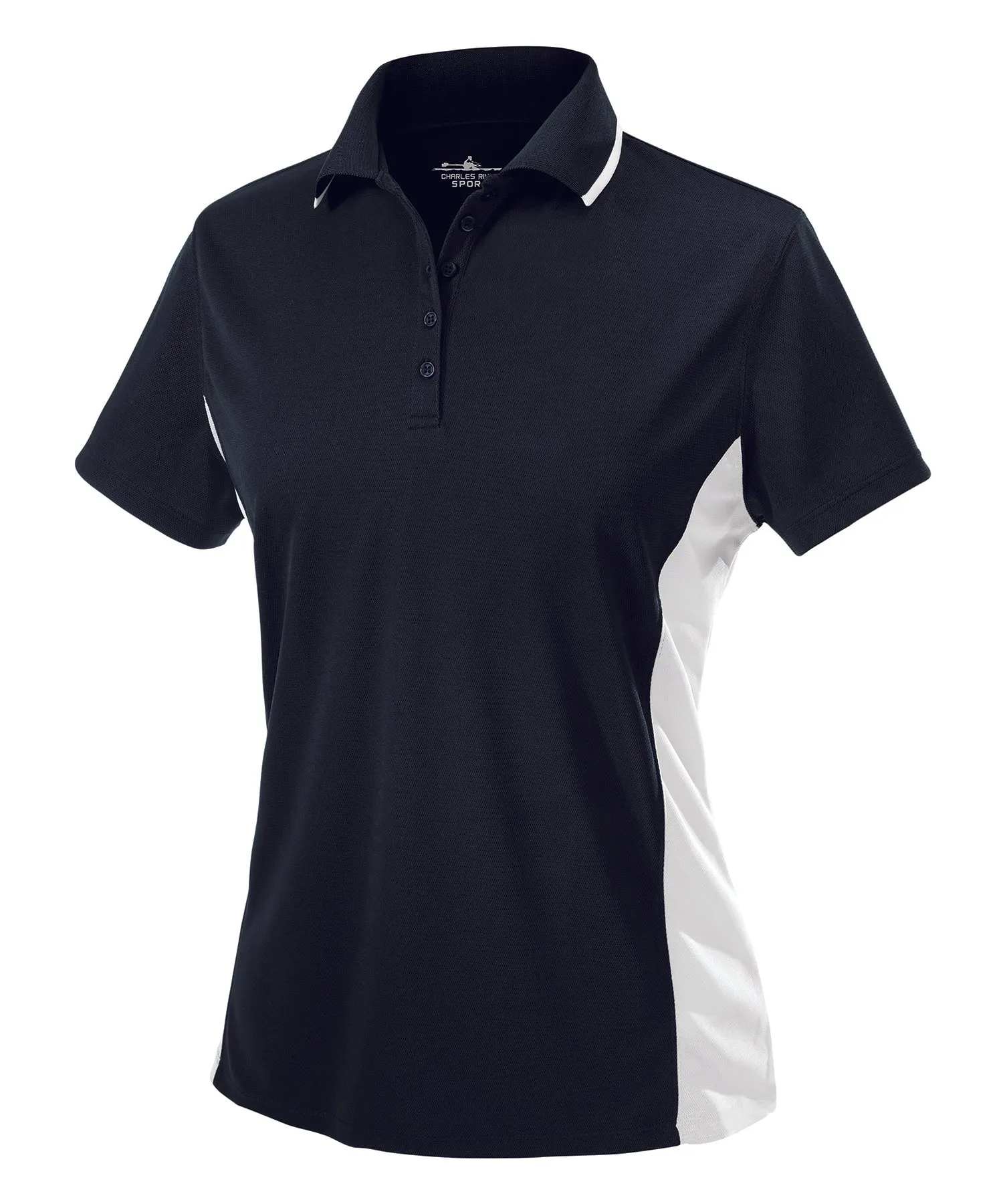 Charles River Women's Color Blocked Wicking Polo