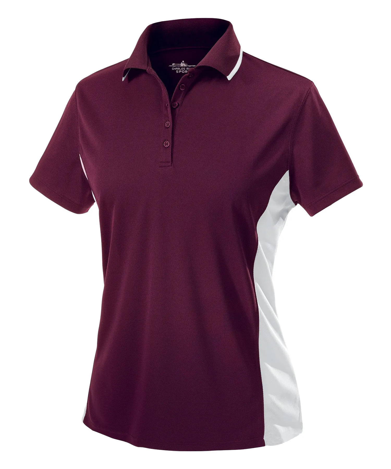 Charles River Women's Color Blocked Wicking Polo
