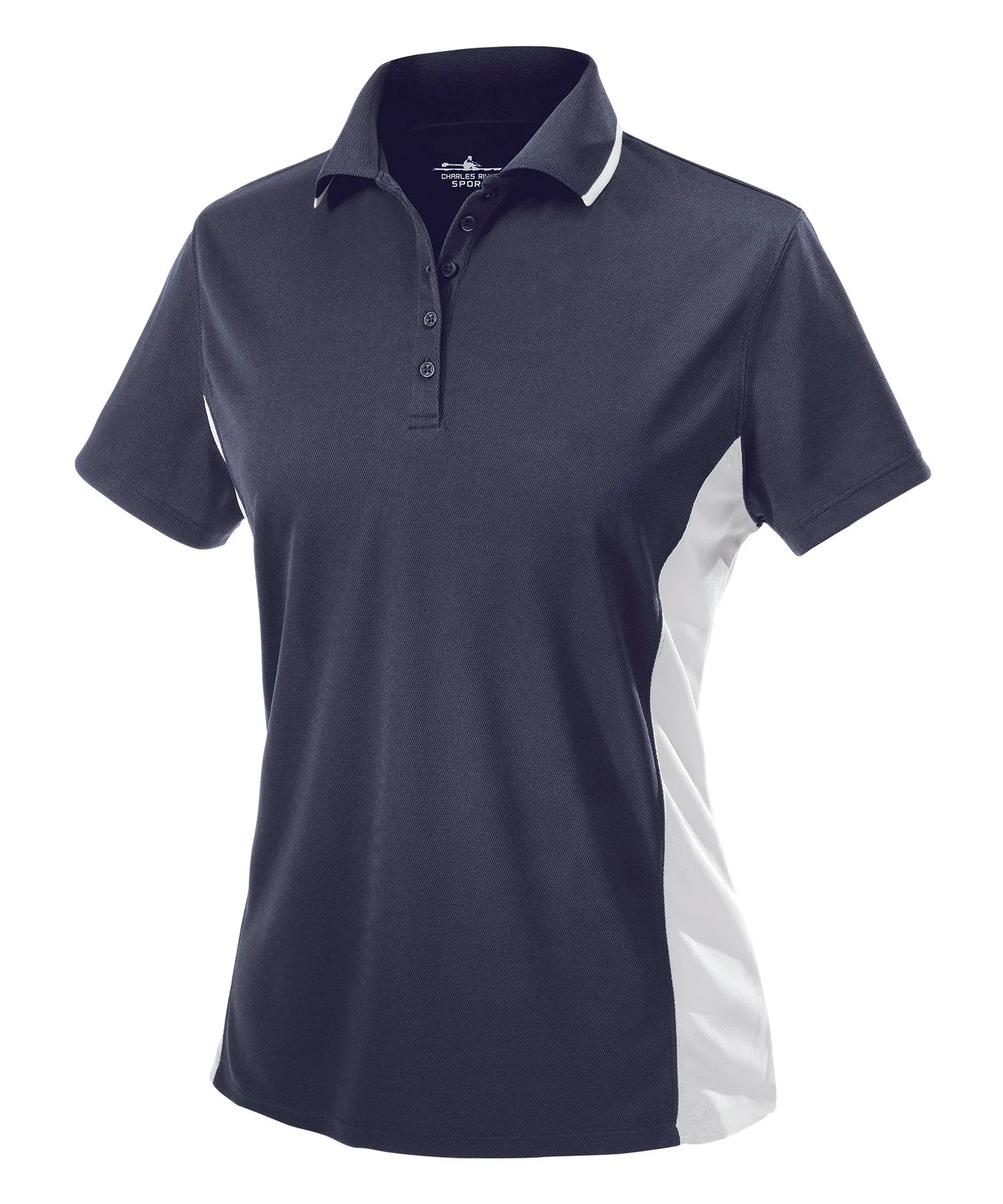Charles River Women's Color Blocked Wicking Polo