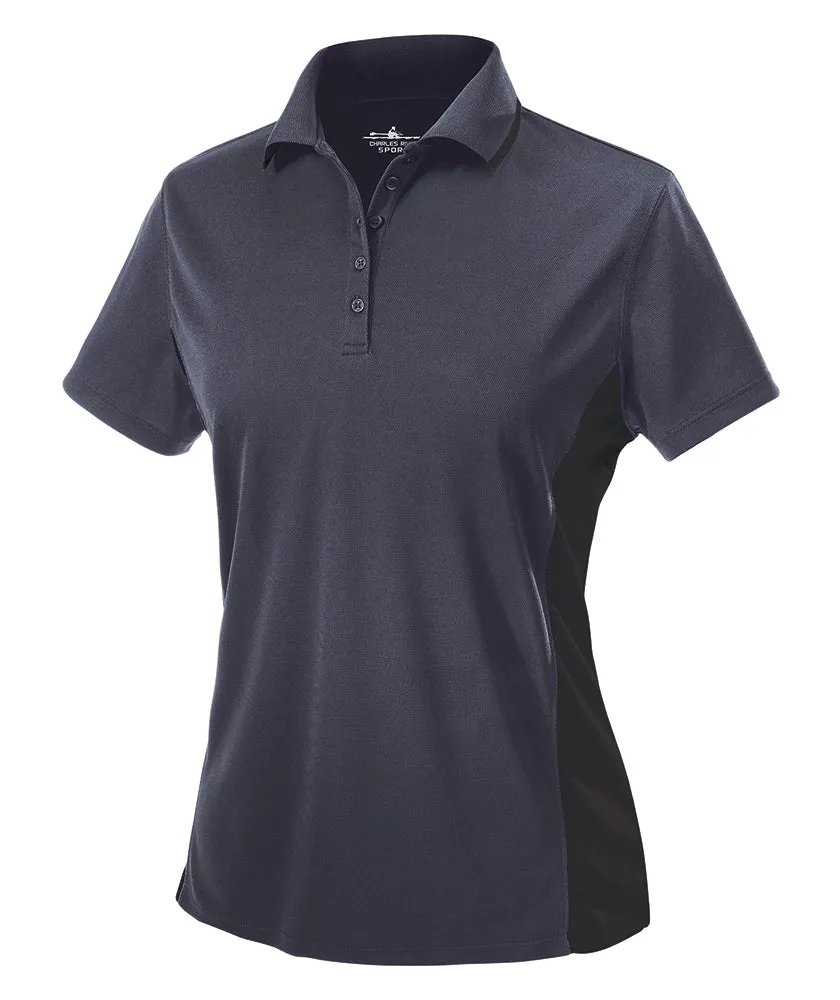 Charles River Women's Color Blocked Wicking Polo