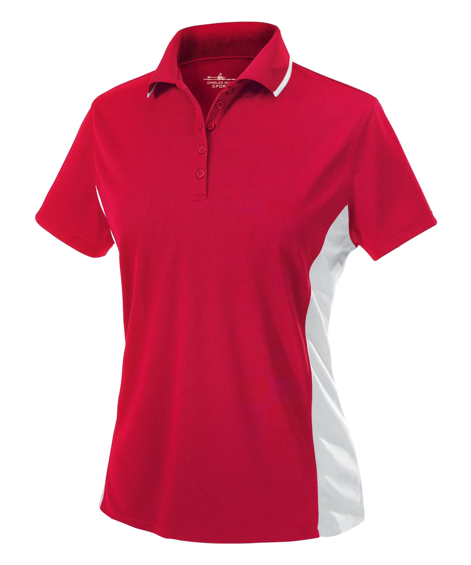 Charles River Women's Color Blocked Wicking Polo