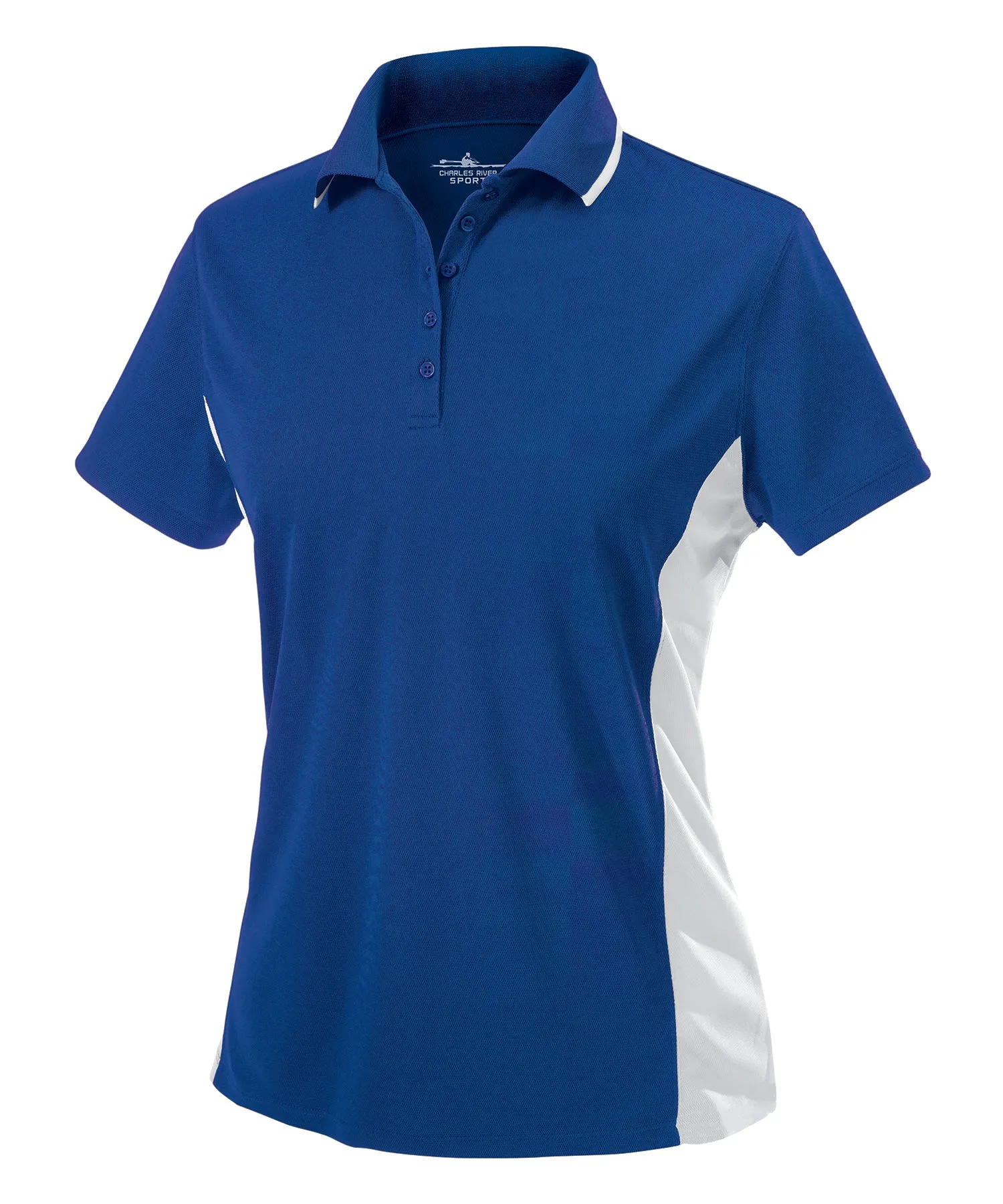 Charles River Women's Color Blocked Wicking Polo