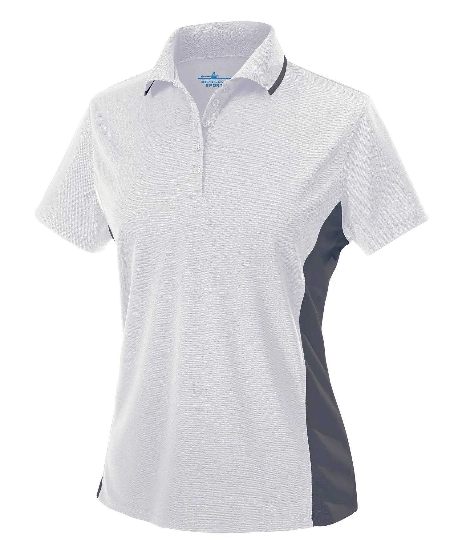Charles River Women's Color Blocked Wicking Polo