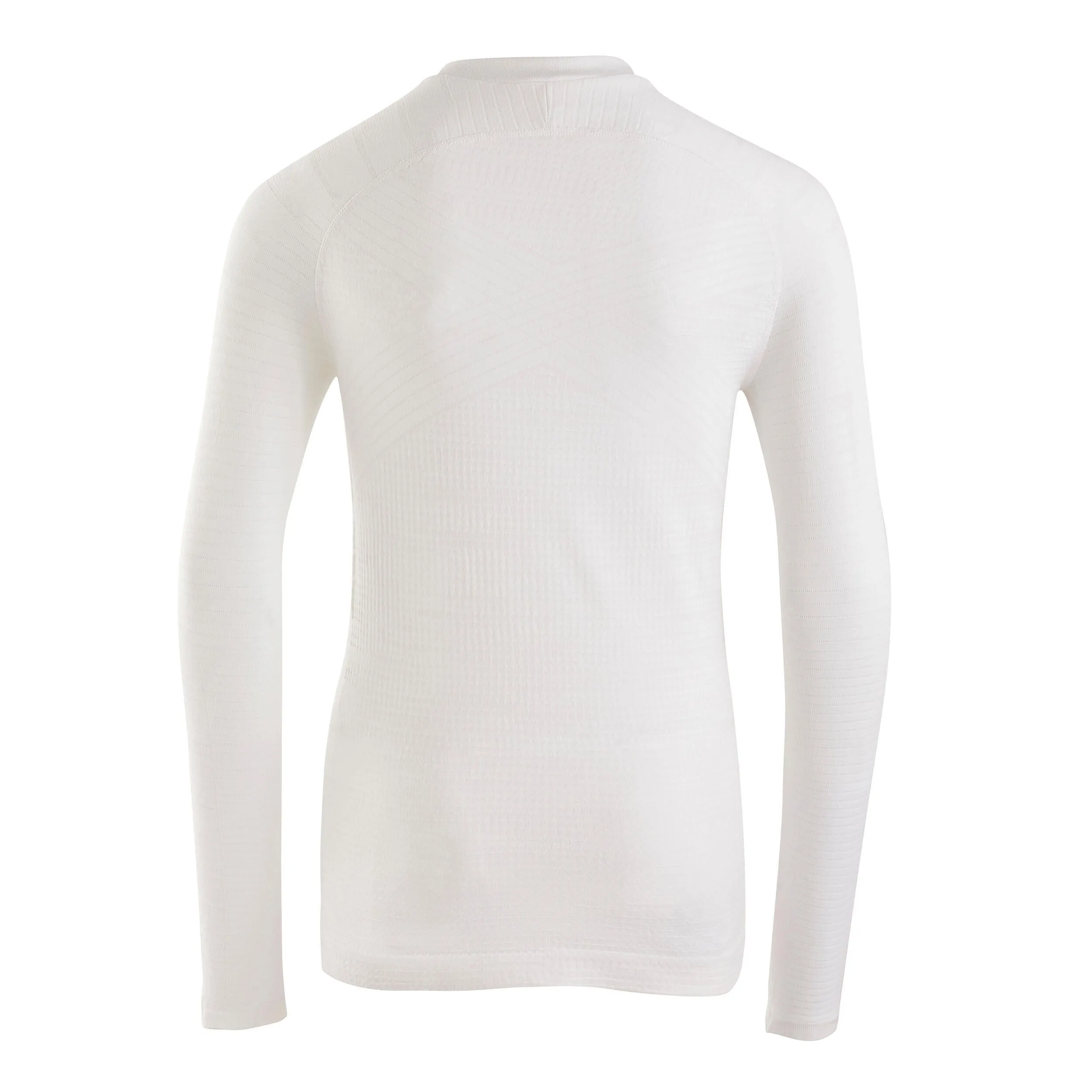 Children's football shirt with long sleeves - Keepdry 500 white KIPSTA, white