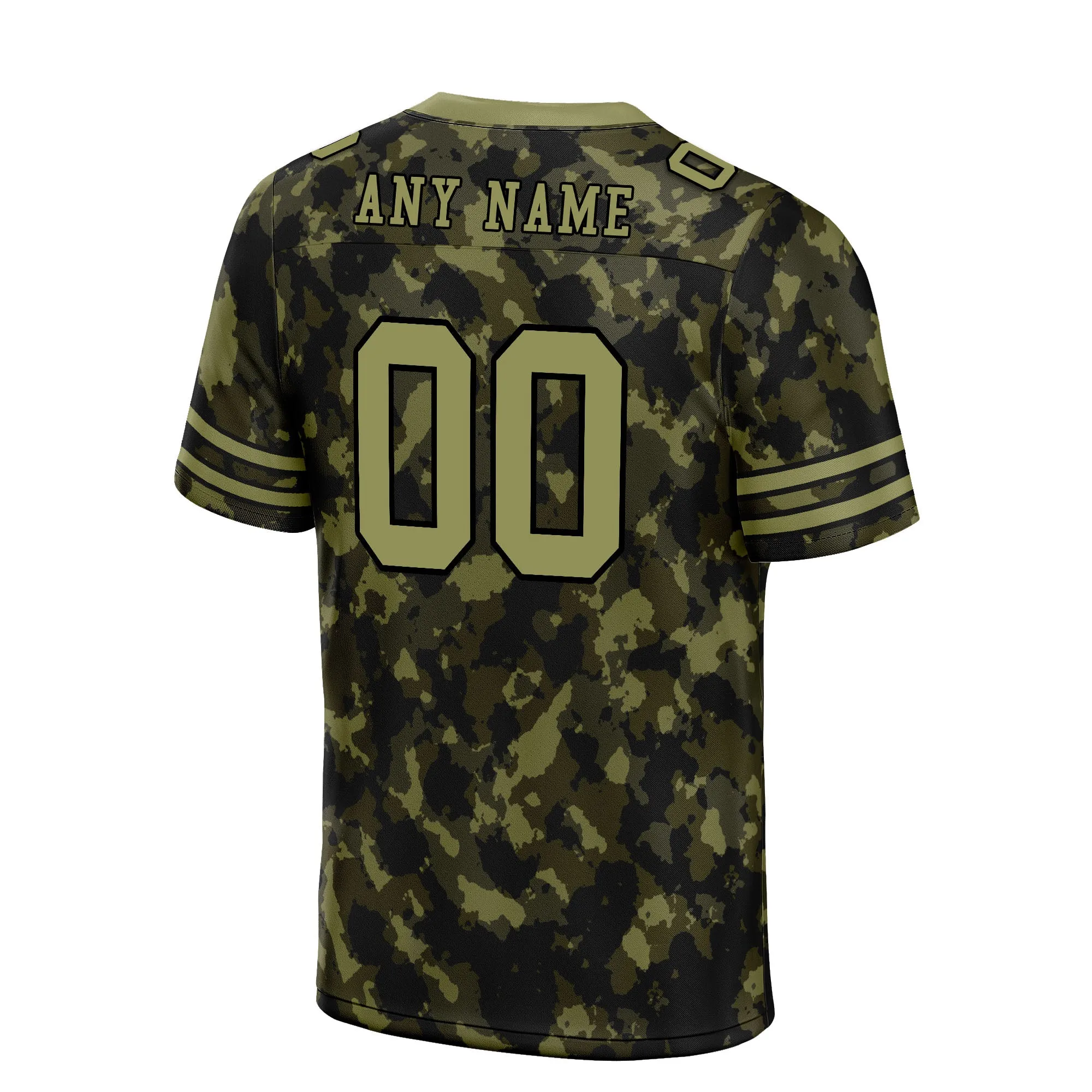 Custom Camo Personalized Authentic Football Jersey FBJ02-D06111
