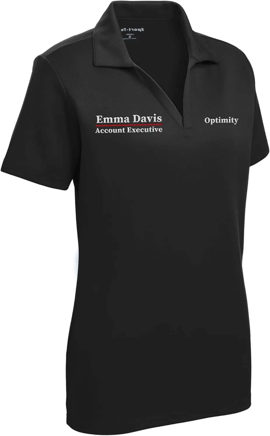Custom Embroidered Polo Shirts for Women Personalized Embroidery Add Your Text Name