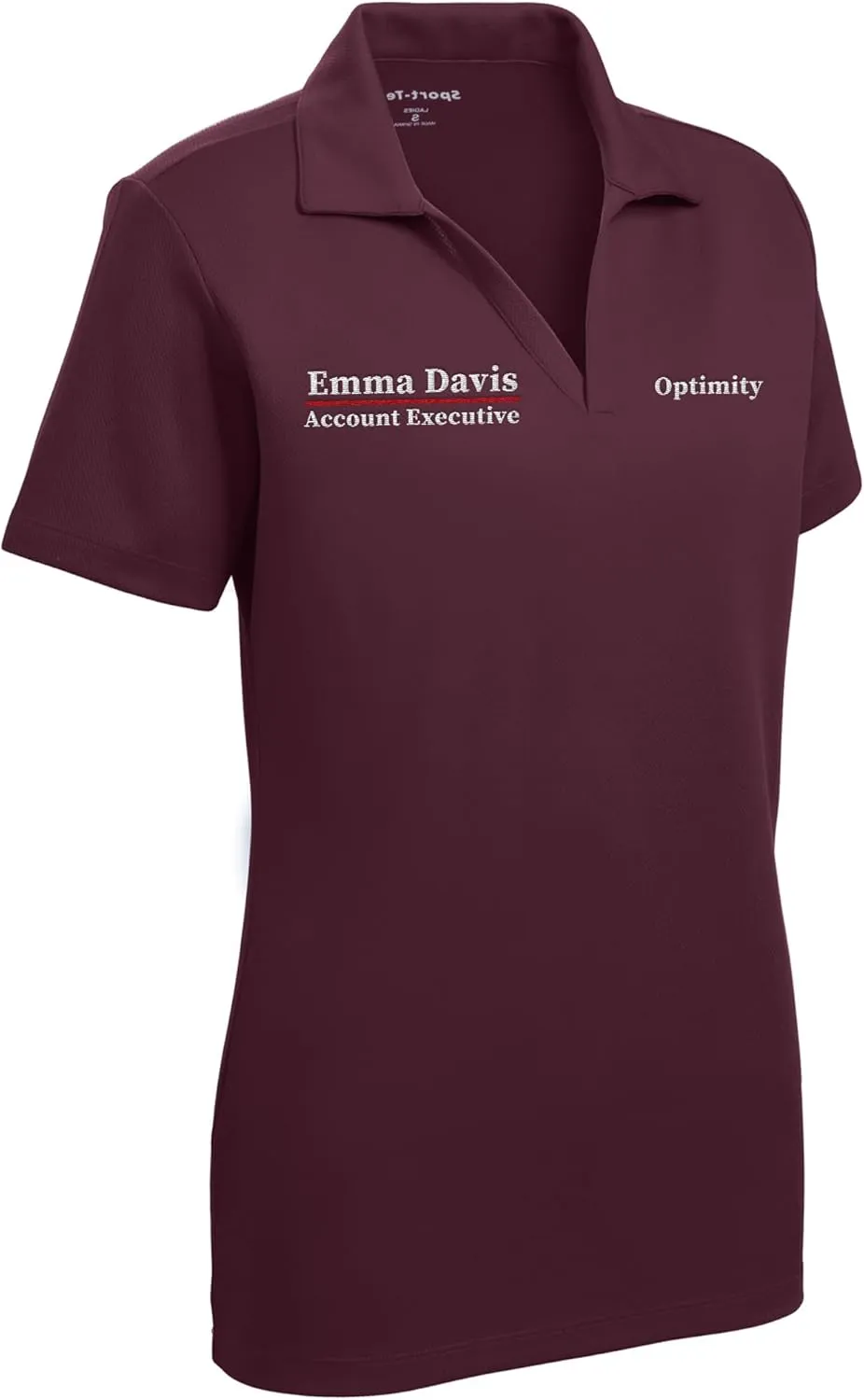 Custom Embroidered Polo Shirts for Women Personalized Embroidery Add Your Text Name