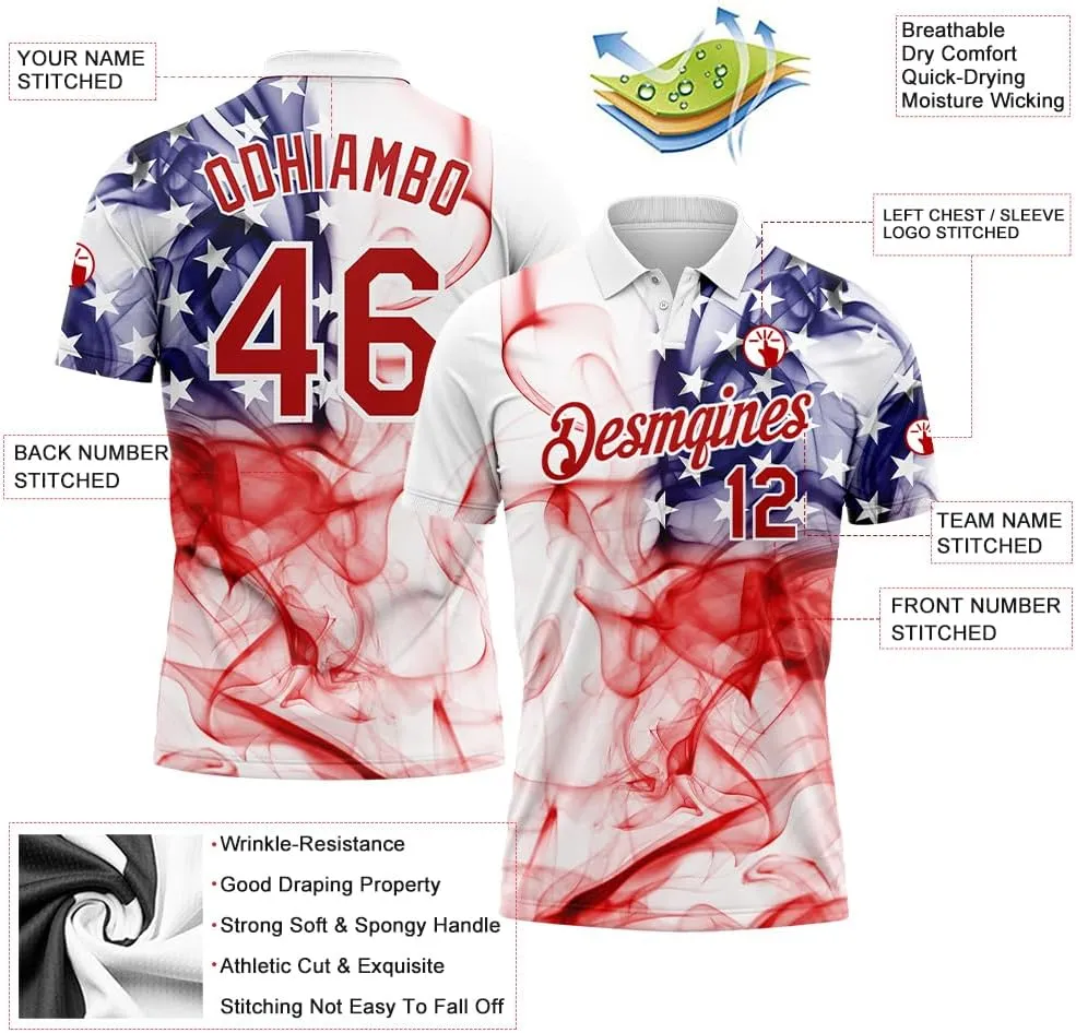 Custom Mens Golf Polo Shirt Personalized Tennis Shirts Two Button Boys Bowling Jersey Sports Pullover Shirts