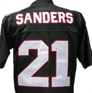 Deion Sanders Atlanta Falcons White Throwback Football Jersey