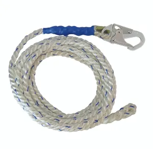 FallTech Premium Polyester Blend Vertical Lifeline with Back-Spliced End