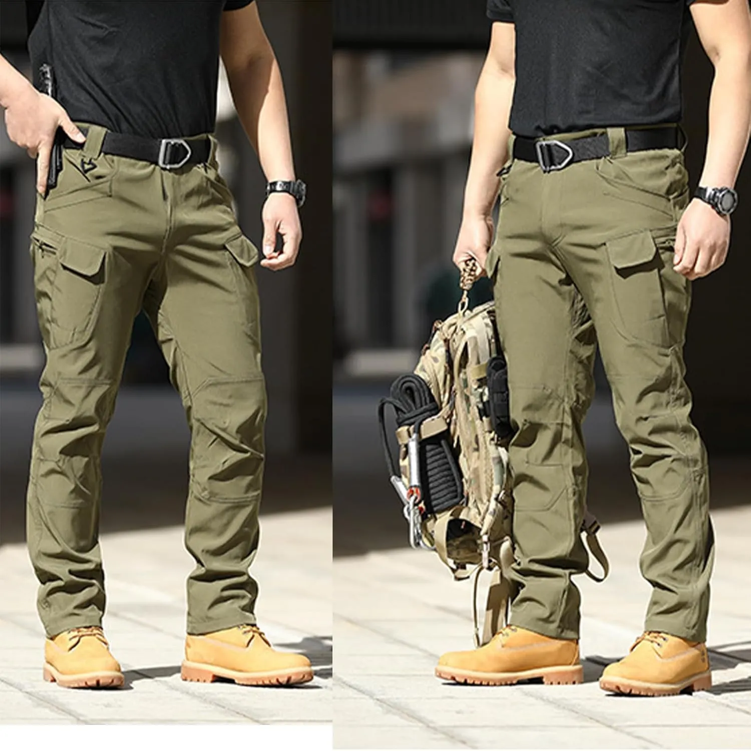 Flexcamo Tactical Waterproof Cargo Pants for Men