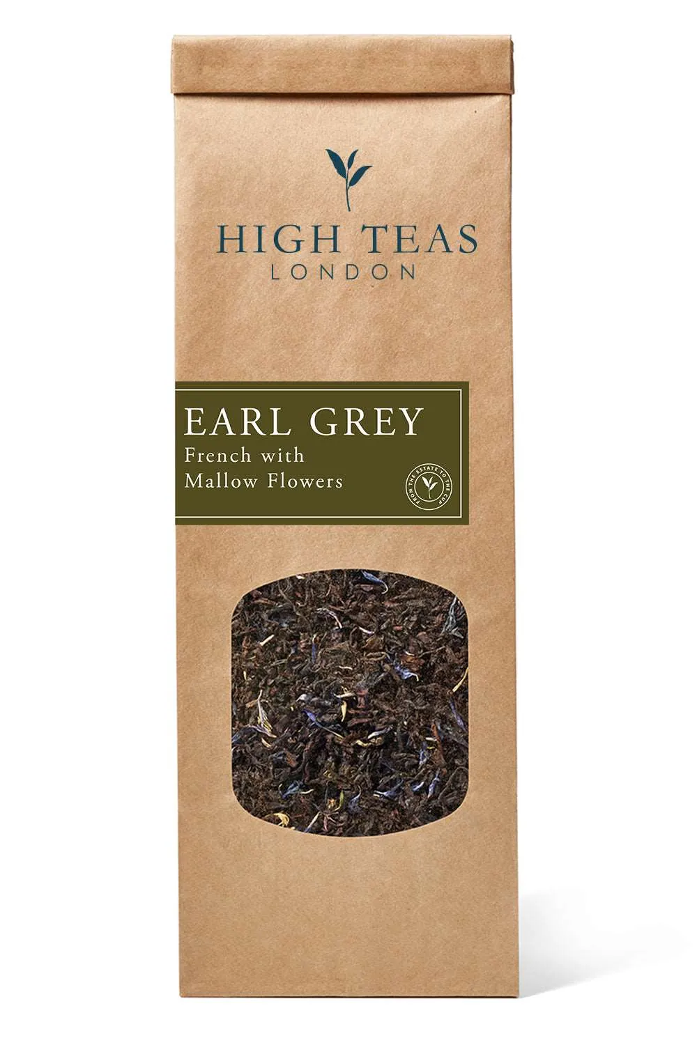 French Earl Grey - With Blue Mallow Flowers