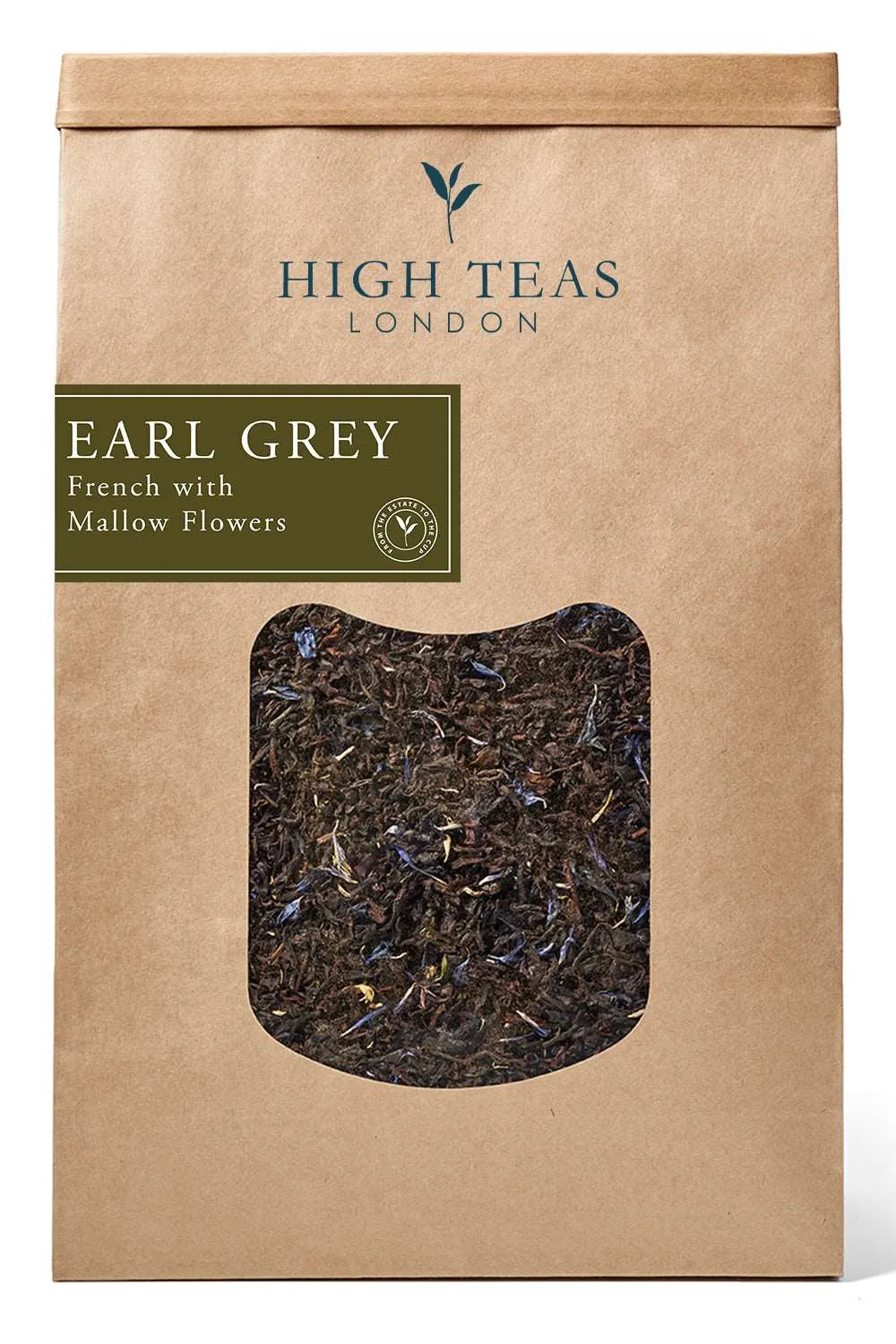French Earl Grey - With Blue Mallow Flowers
