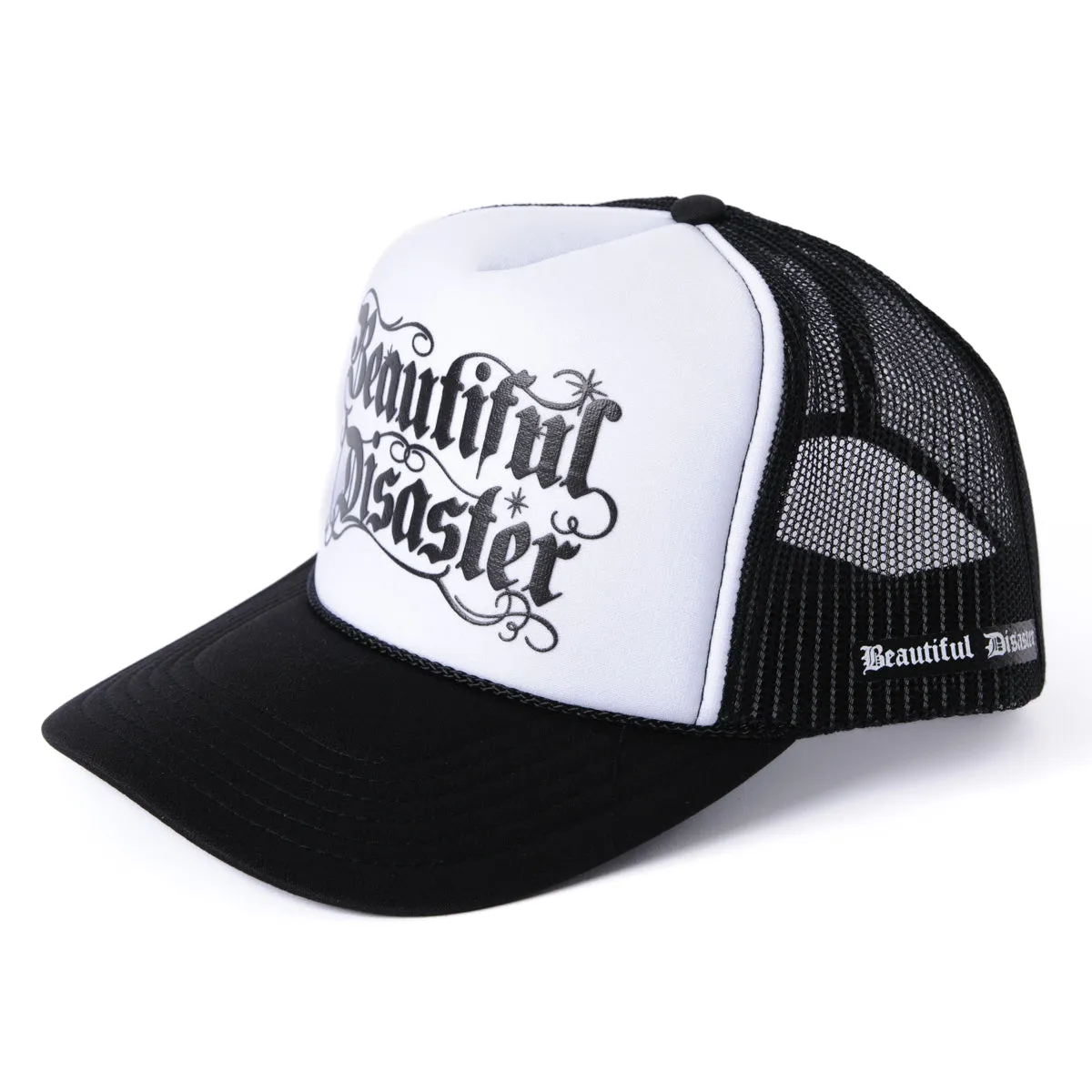 Golden Goddess Trucker Hat - Wht/Black