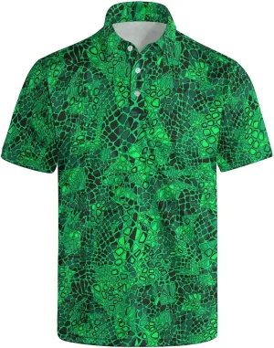 Golf Shirts for Men Short Sleeve Polo Shirt Performance Moisture Wicking Dry Fit Golf Polo Shirts