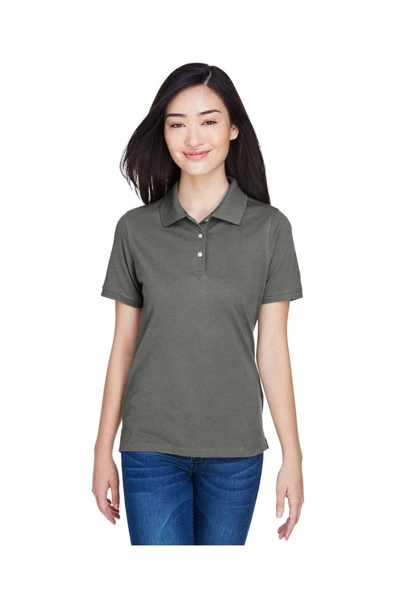 Harriton M265W: Ladies' 5.6 oz. Easy Blend(tm) Polo
