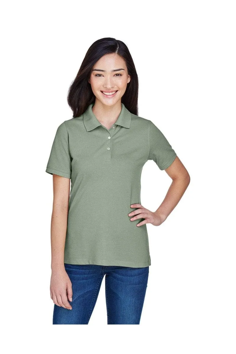 Harriton M265W: Ladies' 5.6 oz. Easy Blend(tm) Polo