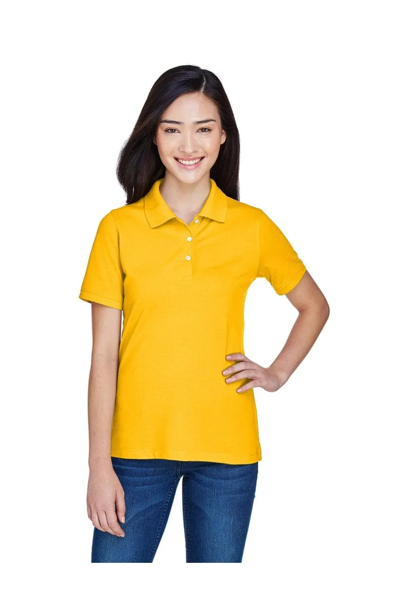 Harriton M265W: Ladies' 5.6 oz. Easy Blend(tm) Polo