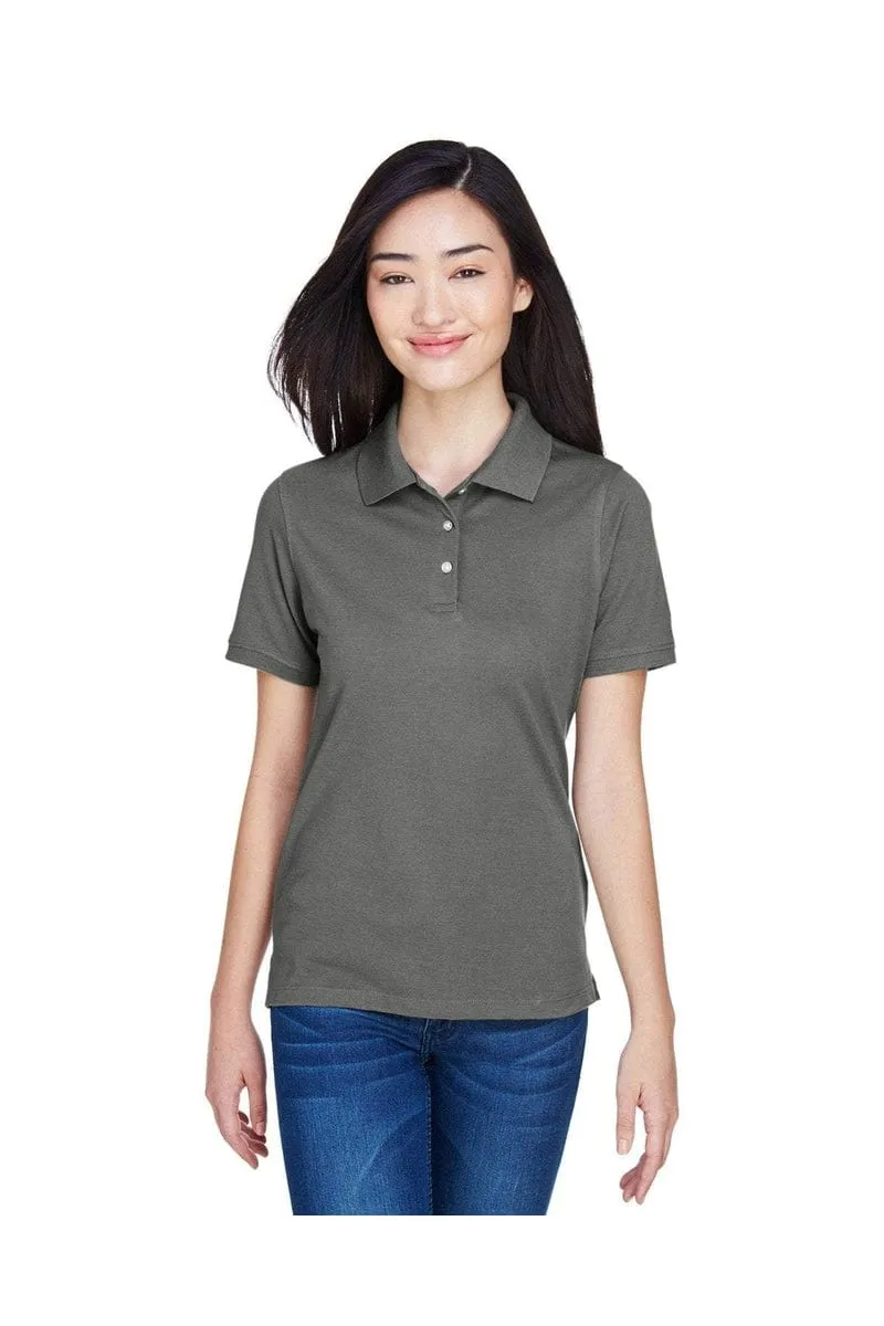Harriton M265W: Ladies' 5.6 oz. Easy Blend(tm) Polo