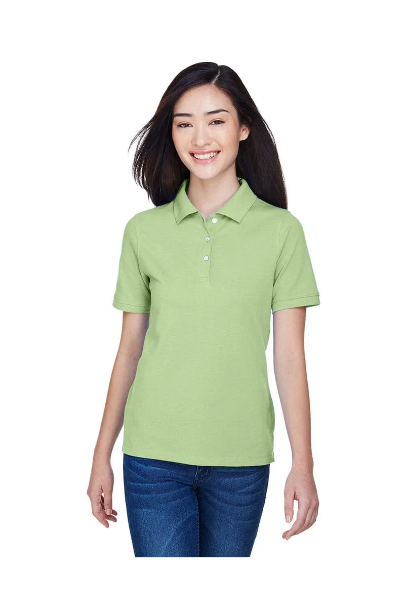 Harriton M265W: Ladies' 5.6 oz. Easy Blend(tm) Polo