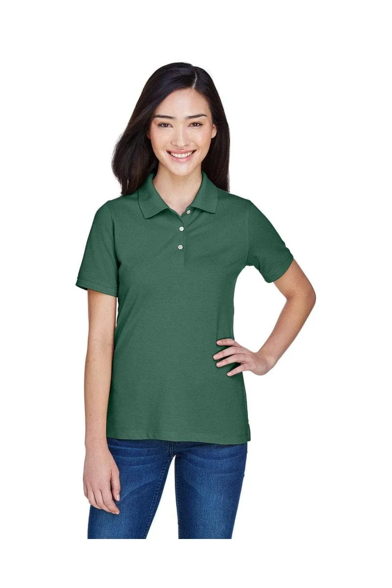 Harriton M265W: Ladies' 5.6 oz. Easy Blend(tm) Polo