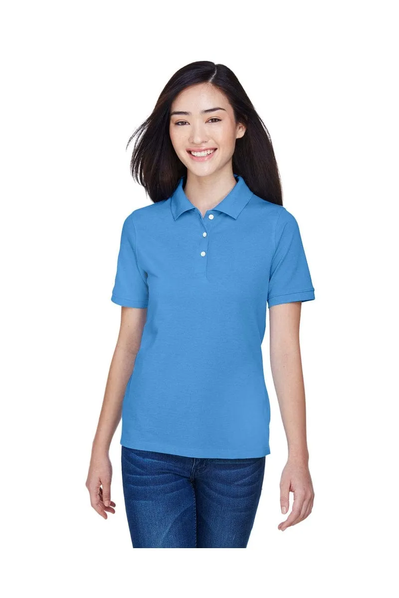 Harriton M265W: Ladies' 5.6 oz. Easy Blend(tm) Polo
