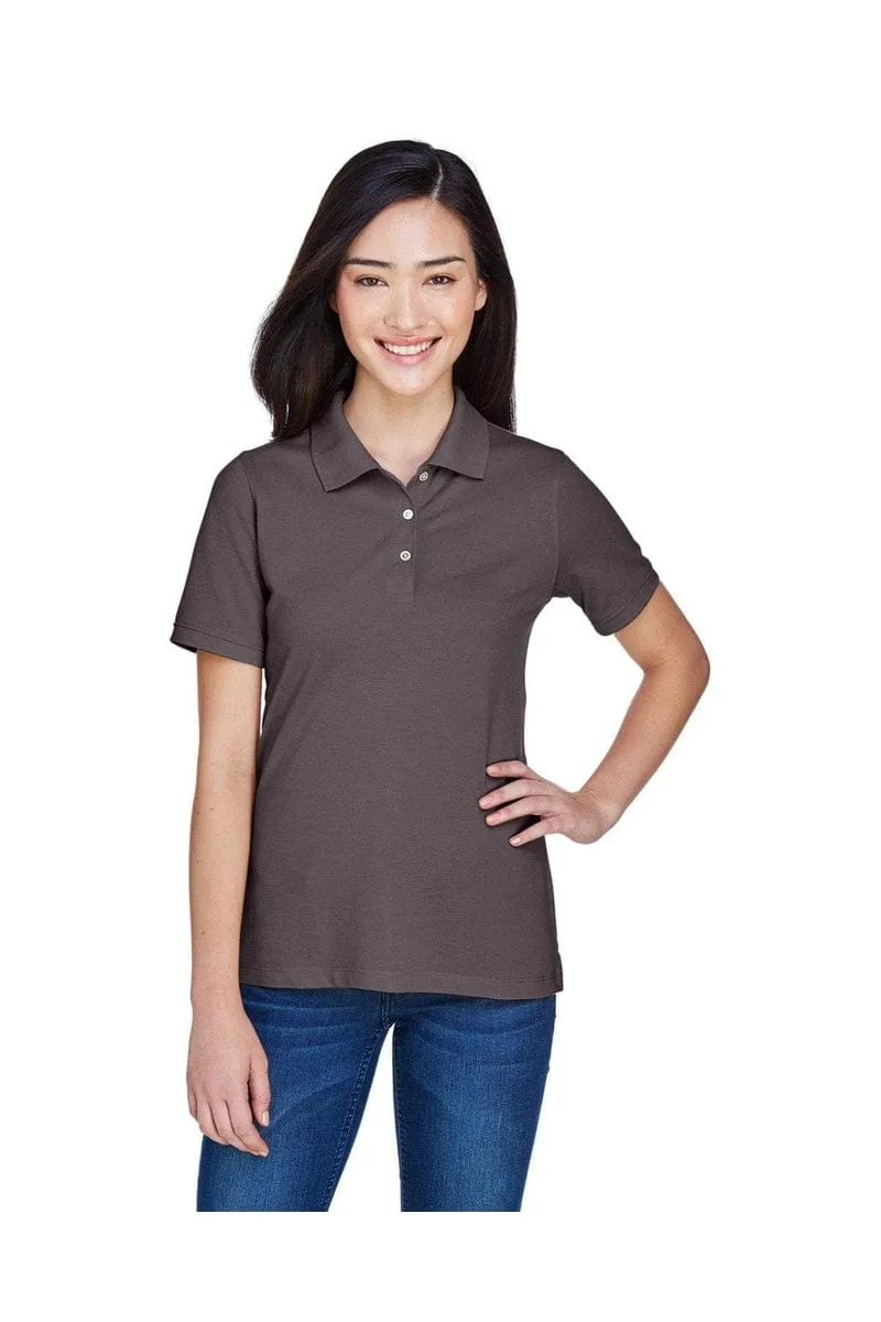 Harriton M265W: Ladies' 5.6 oz. Easy Blend(tm) Polo