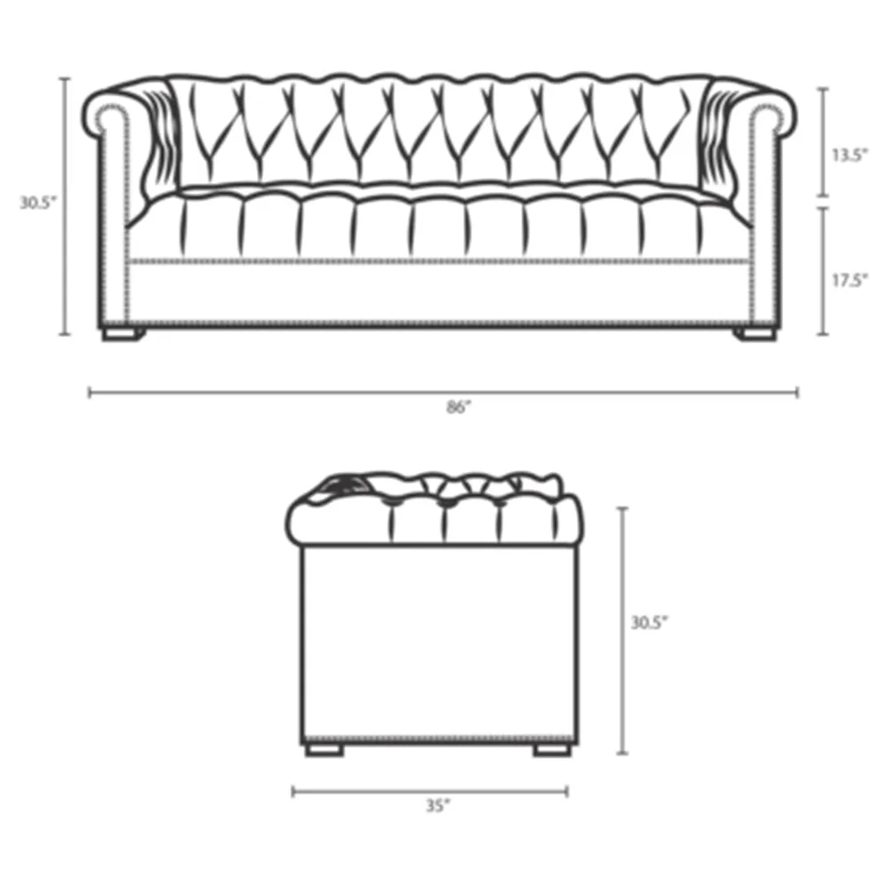 Heritage Performance Velvet Sofa