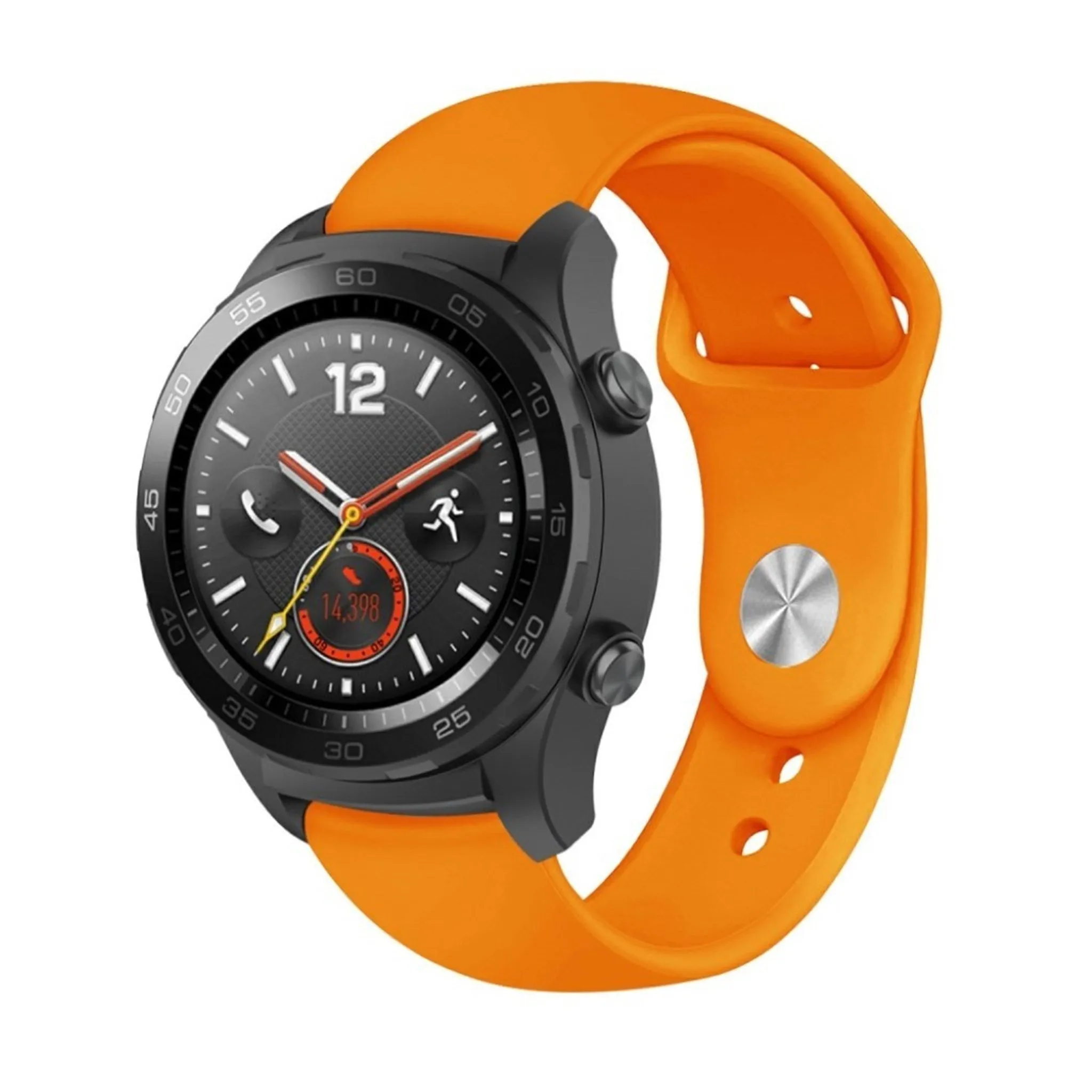 Huawei Watch GT / Magic elegant silicone watch band - Orange