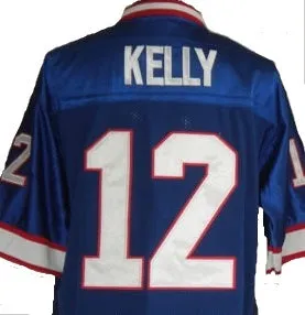 Jim Kelly Buffalo Bills Throwback Football Jersey