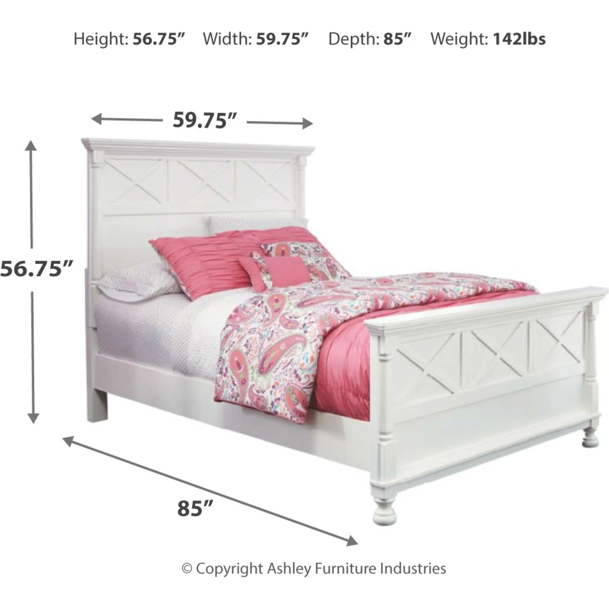 Kaslyn 5 Piece Full Bedroom