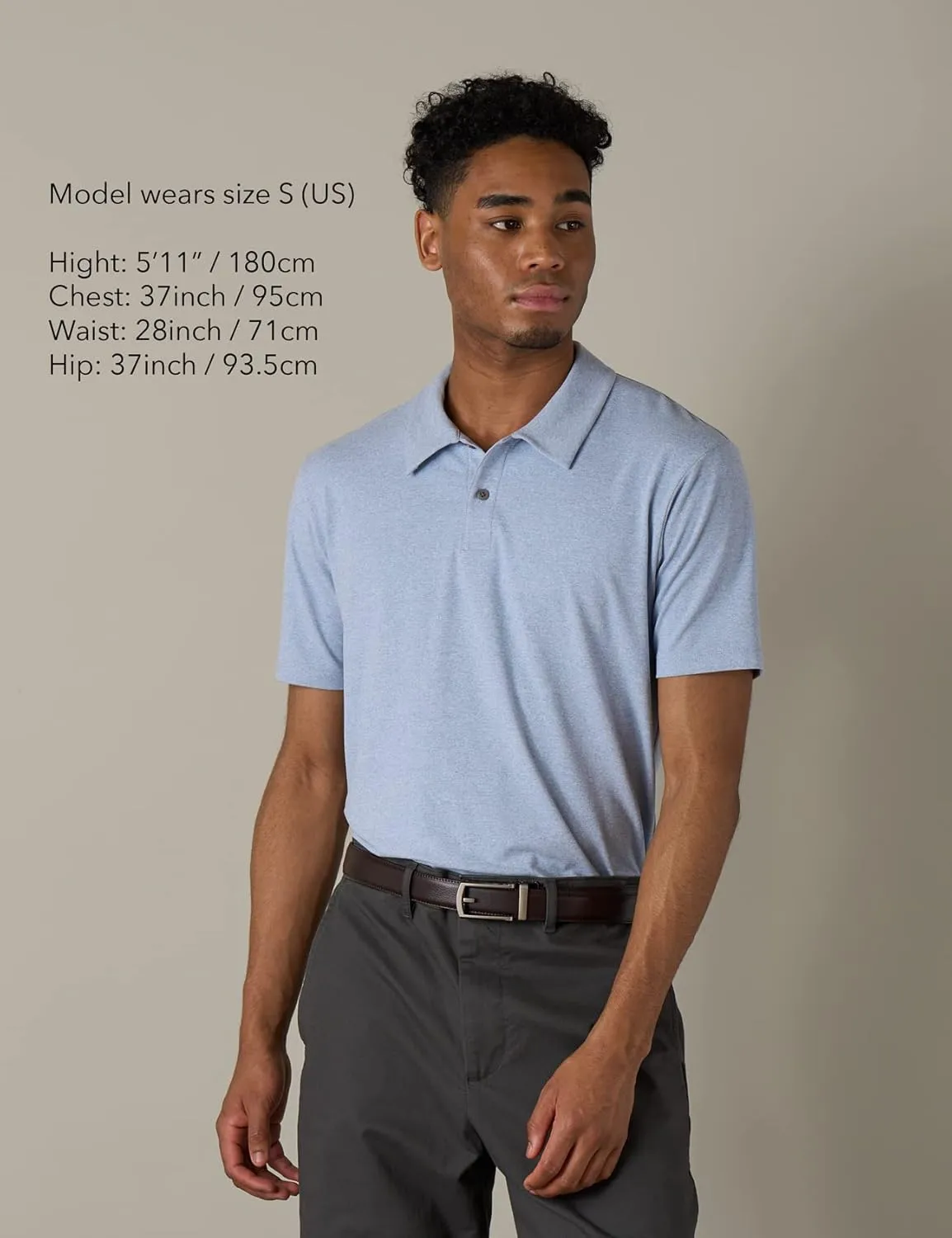 LAPASA Men's Polo Shirt Cotton Pique Classic & Active T-Shirt Short Sleeve Moisture Wicking Golf Tennis Lightweight M19/M131