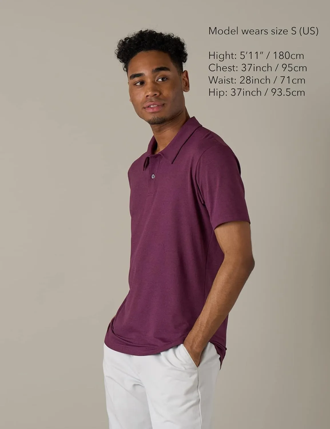 LAPASA Men's Polo Shirt Cotton Pique Classic & Active T-Shirt Short Sleeve Moisture Wicking Golf Tennis Lightweight M19/M131