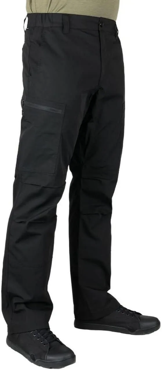 LAPG Men's Core Stealth Cargo Pant, Lightweight Elastic Waistband EDC Pants, Durable Ripstop Cargo Pants for Men