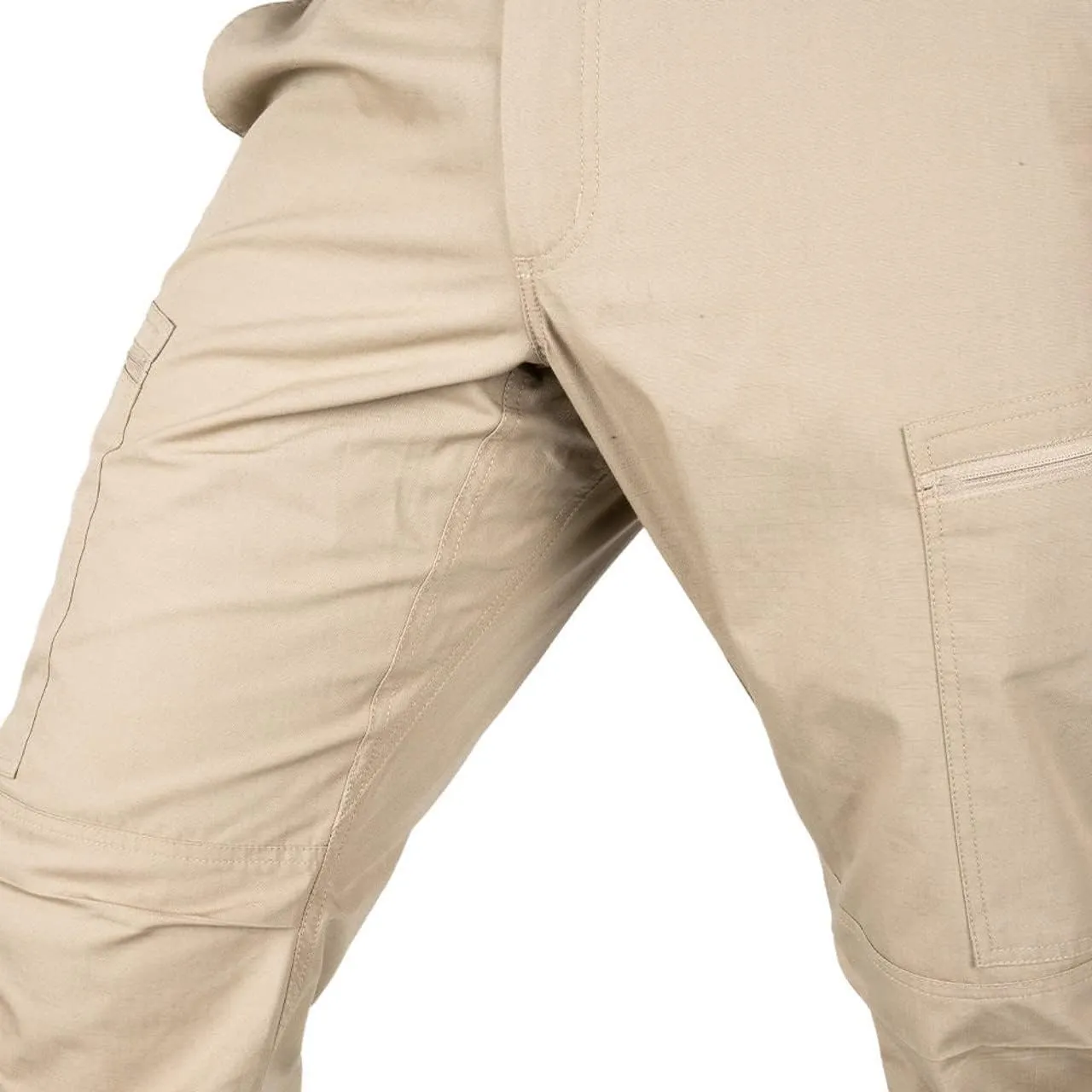 LAPG Men's Core Stealth Cargo Pant, Lightweight Elastic Waistband EDC Pants, Durable Ripstop Cargo Pants for Men