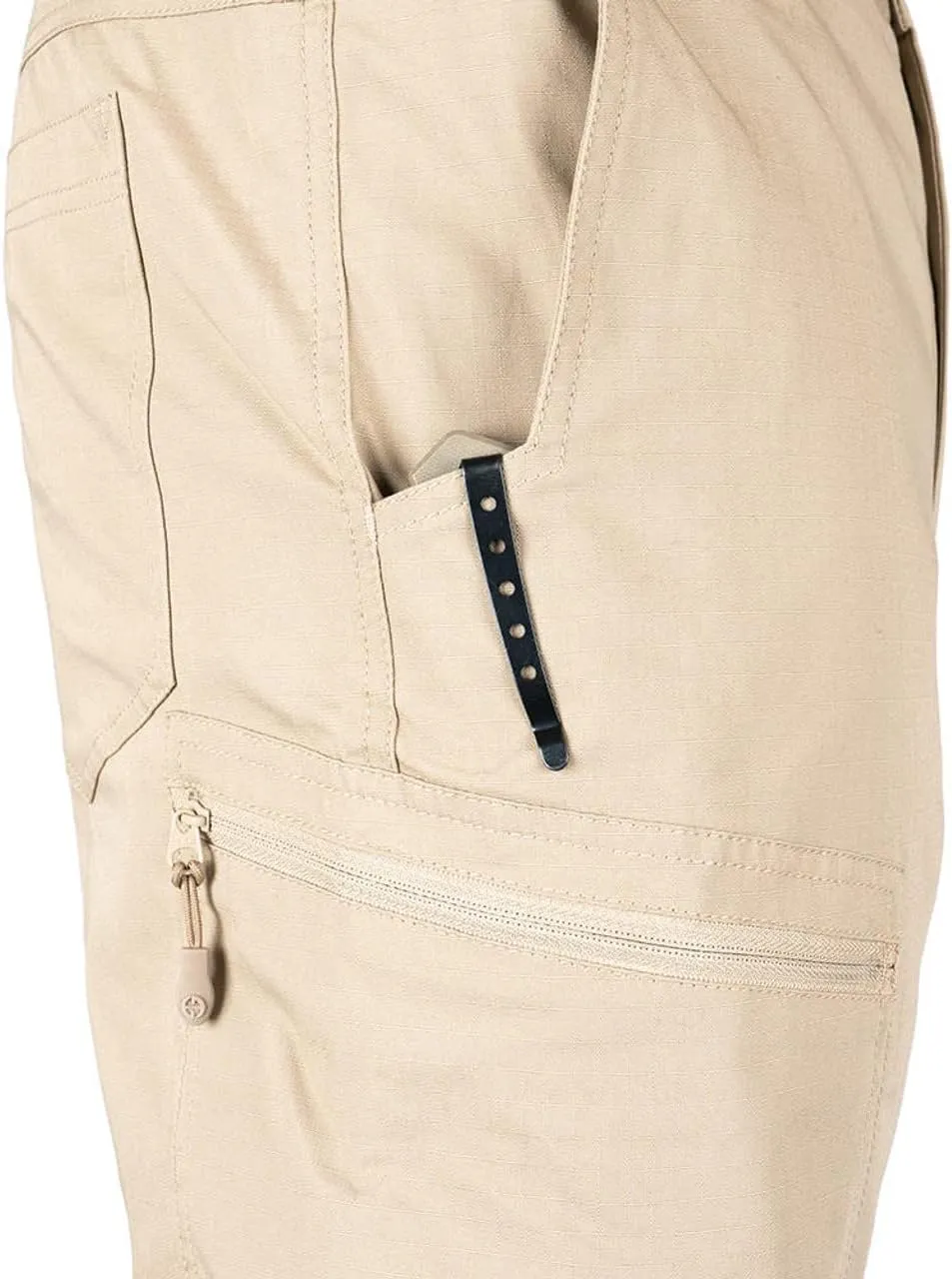 LAPG Men's Core Stealth Cargo Pant, Lightweight Elastic Waistband EDC Pants, Durable Ripstop Cargo Pants for Men