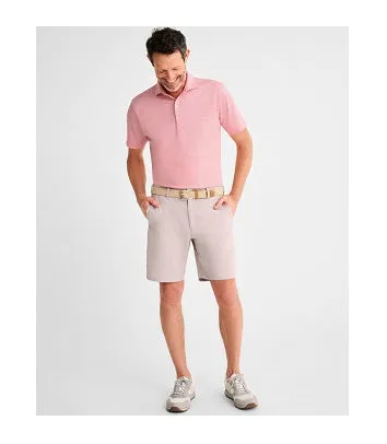 Lyndon Striped Polo in Azalea by Johnnie-O