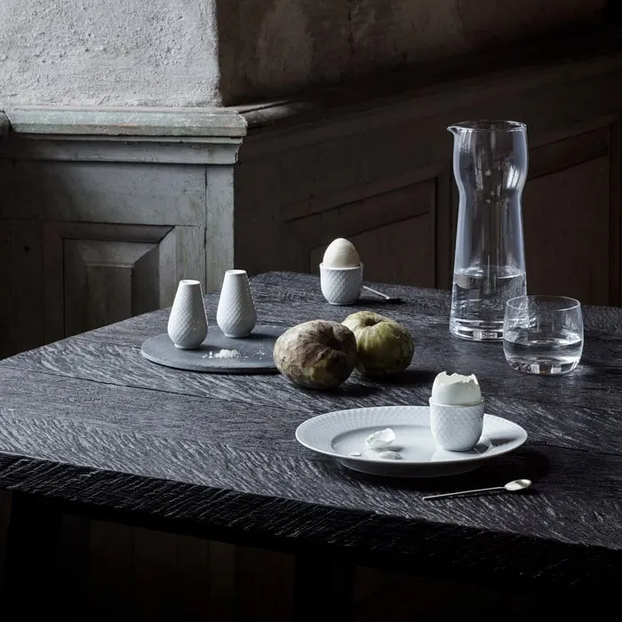 Lyngby Porcelæn Rhombe Plate White