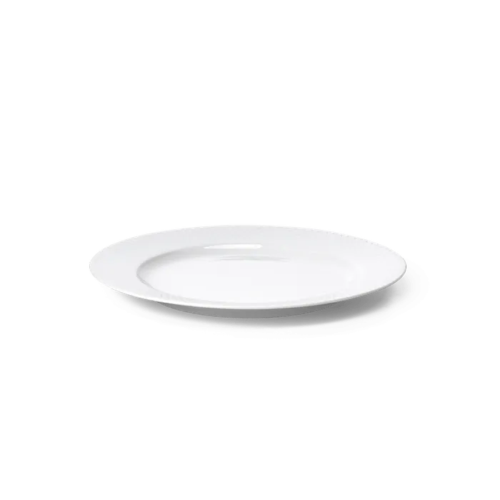 Lyngby Porcelæn Rhombe Plate White